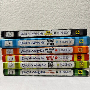 Diary Of A Wimpy Kid Jeff Kinney Books Bundle Of Six One Hard Cover